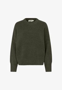 Sélectionné, warm olive melange