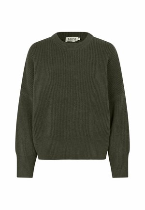 mbyM, GILLIAN - Trui - warm olive melange
