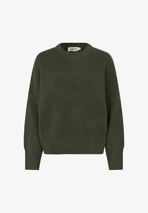 mbyM, GILLIAN - Trui - warm olive melange