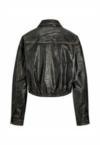 JJXX Kunstnahast jakk - black