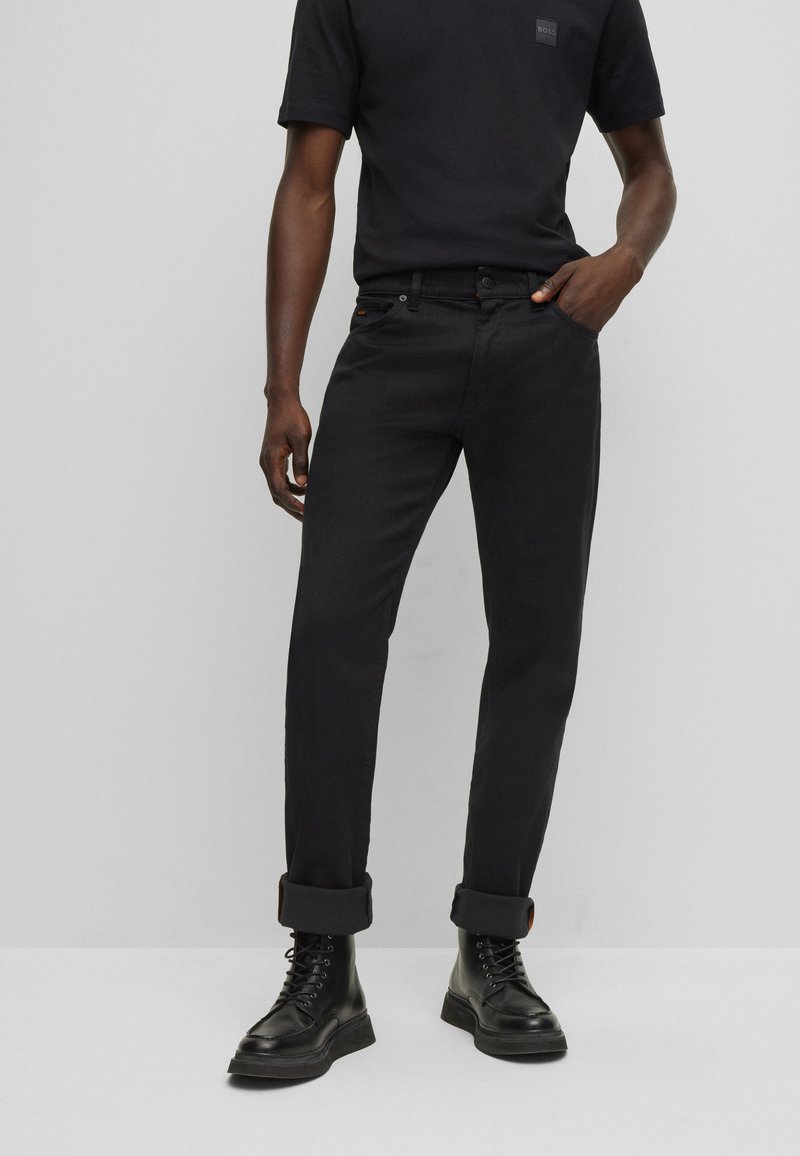 BOSS Vaqueros rectos - black