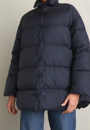Piumino lungo - dark blue