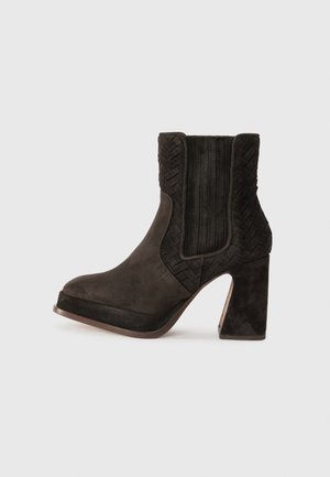 Castañer BLANCHE - Kõrge kontsaga poolsaapad - cafe