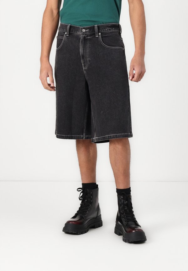 SUPER BAGGY JORT  - Denim shorts - dark wash