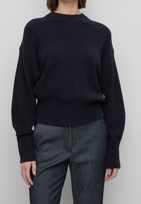 BOSS Stickad tröja - blue