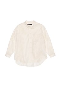 Blusa con tiras bordadas granate