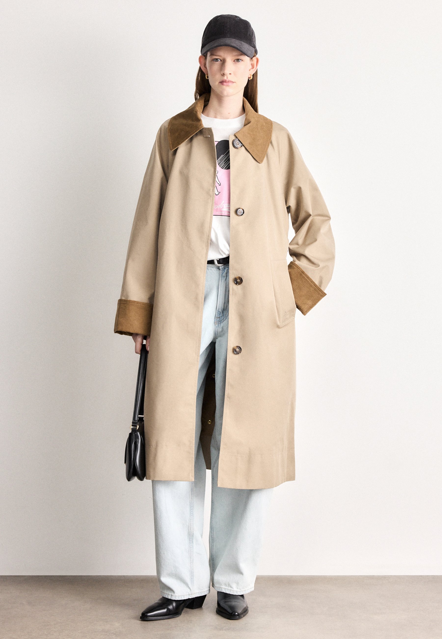 Barbour REAGAN SHOWERPROOF - Gabardina - honey/bege - Zalando.pt