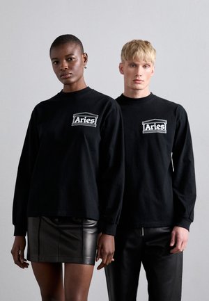 TEMPLE UNISEX - Pitkähihainen paita - black
