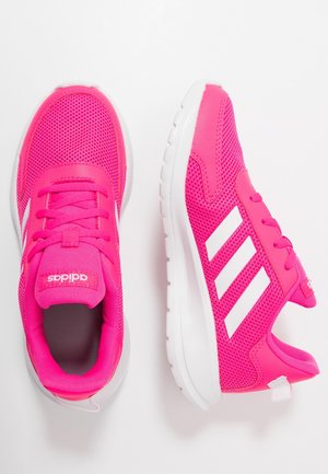 TENSAUR RUN UNISEX - Silniční běžecké boty - shock pink/footwear white/light granite