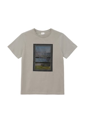 T-Shirt print - taubengrau