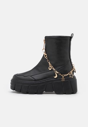 Bottines à plateau - black