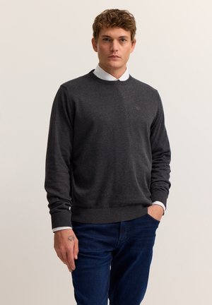 Strickpullover - dunkelgrau