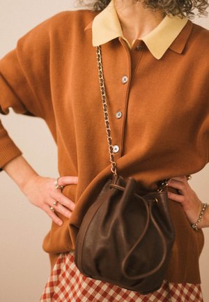 BALAGAN, PJ - Borsa a tracolla - deep brown