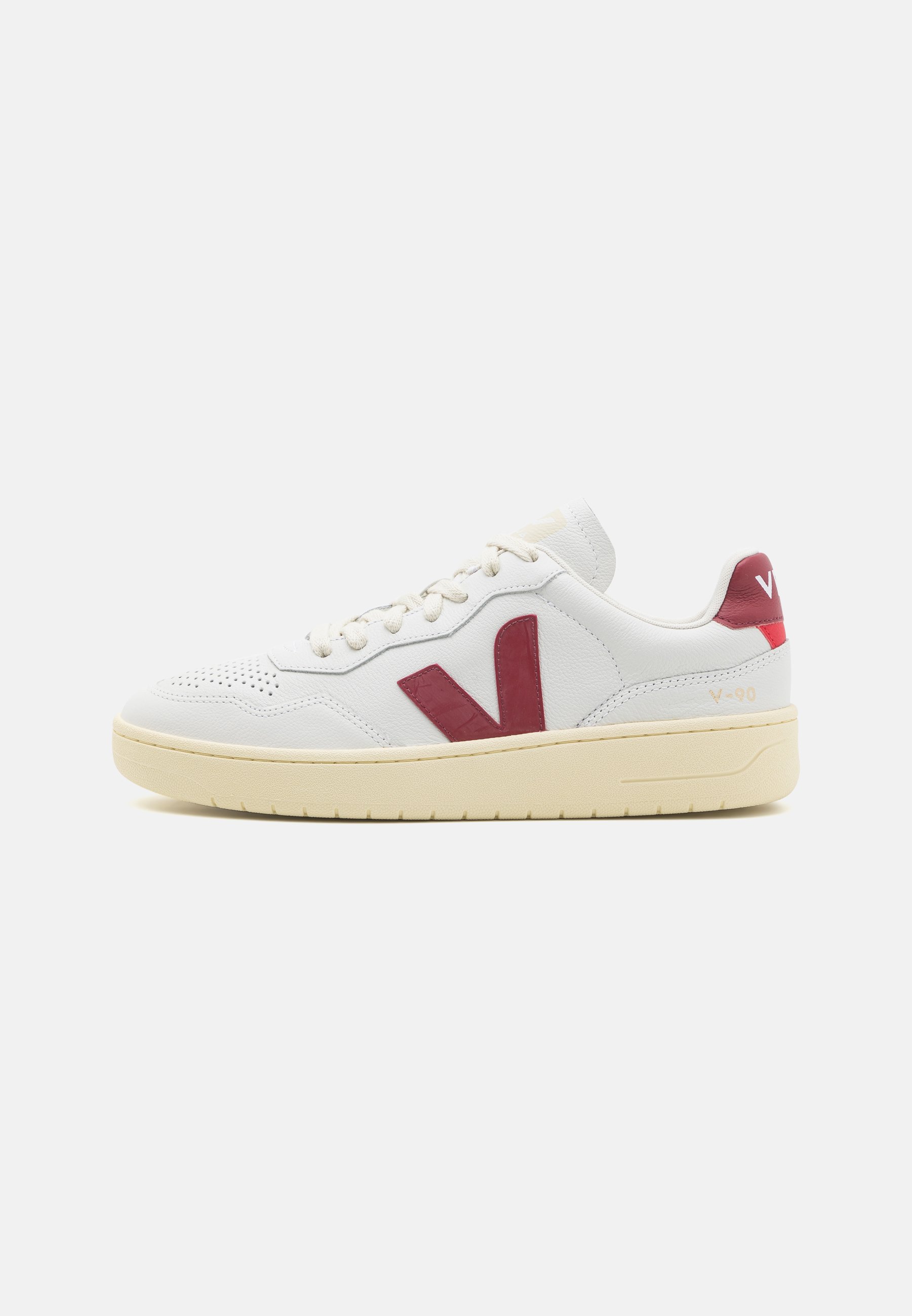 Veja V 90 Zapatillas extra white/marsala/blanco
