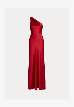 Lauren Ralph Lauren, SATIN CHARMEUSE ONE-SHOULDER GOWN - Robe longue - ralph red
