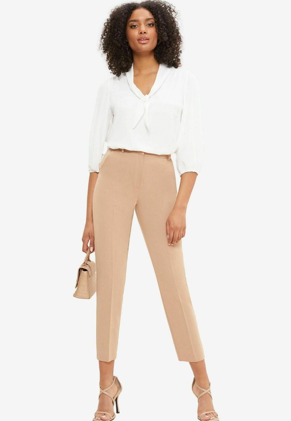 PETITE FIT FRONT 3/4 SLEEVE  - Bluse - cream