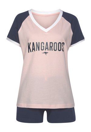 KangaROOS SET - Nachtwäsche Set - rosadunkelblau