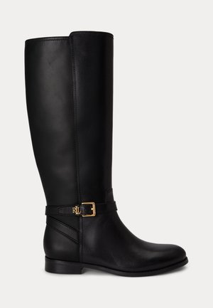 Lauren Ralph Lauren BROOKE II CALFSKIN TALL BOOT - Čizme - black