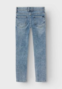 Name it NKMTHEO - Traperice uskog kroja - light blue denim