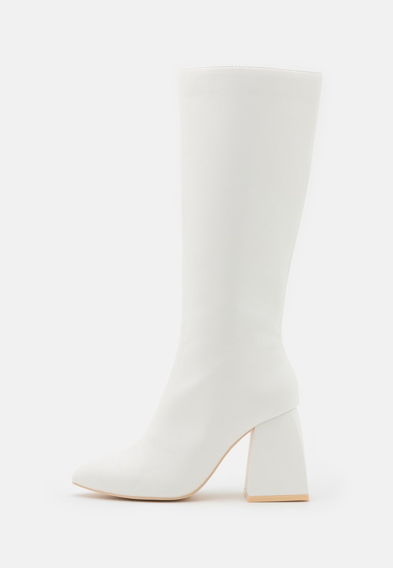 Damen Klassische Stiefel | Nly by Nelly CURVE UNDER KNEE BOOT High Heel Stiefel white/weiß - PG02704 Damen Klassische Stiefel | Nly by Nelly CURVE UNDER KNEE BOOT High Heel Stiefel white/weiß - PG02704