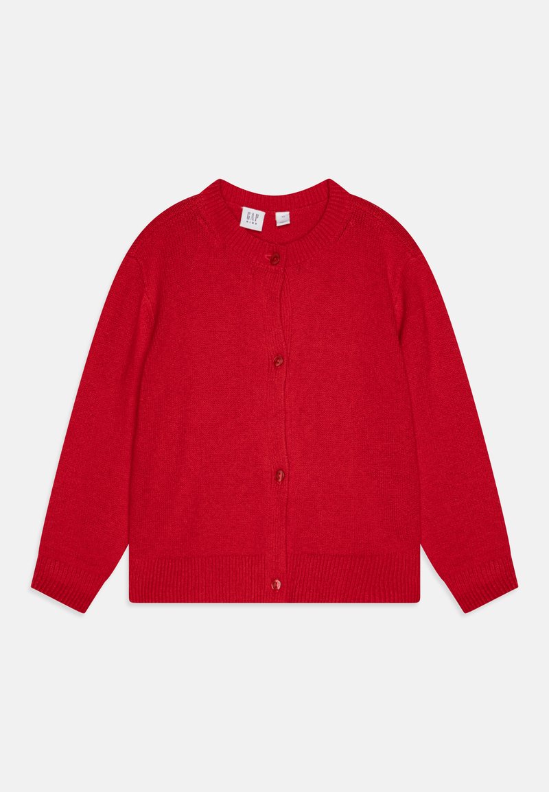 GAP CROP CREW GIRLS - Kardigan - modern red