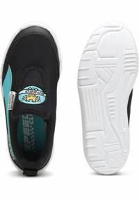 Puma MERCEDES-AMG PETRONAS BAO KART MOTORSPORT - Loaferit/pistokkaat - black sheen green