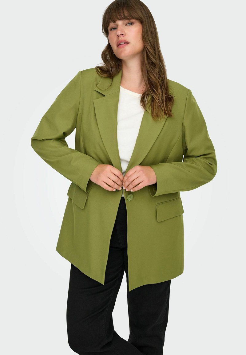 ONLY Carmakoma CARTHEA Kurzmantel peat moss/dunkelgrün