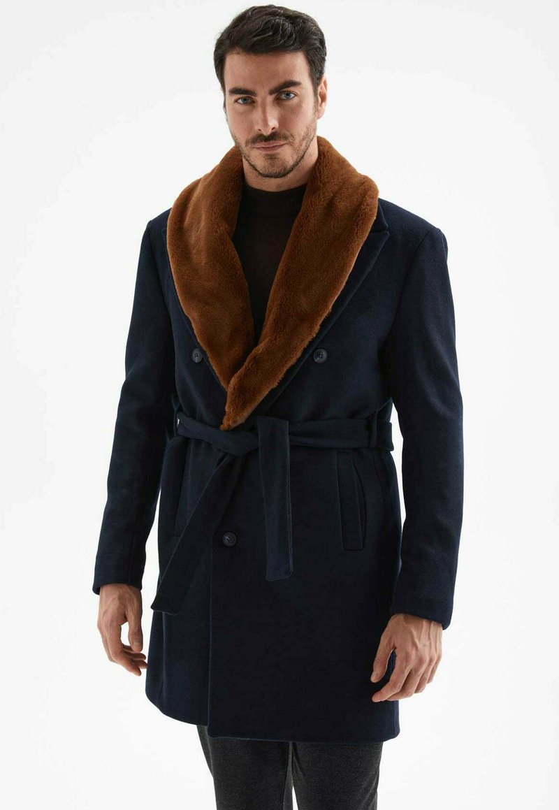 Antioch Winter coat navy blue/dark blue Zalando