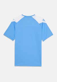 Kappa LORETO UNISEX - Sport T-shirt - blue sky/white