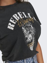 ONLY ONLLUCY - Camiseta estampada - phantom rebelle miss