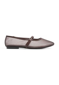 Ballerina's met enkelbandjes - brown