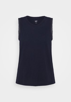 TRIM TANK - Top - navy