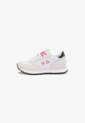 Sun68, GIRL'S ALLY SOLID NYLON (TEEN) - Zapatillas - bianco fuxia fluo