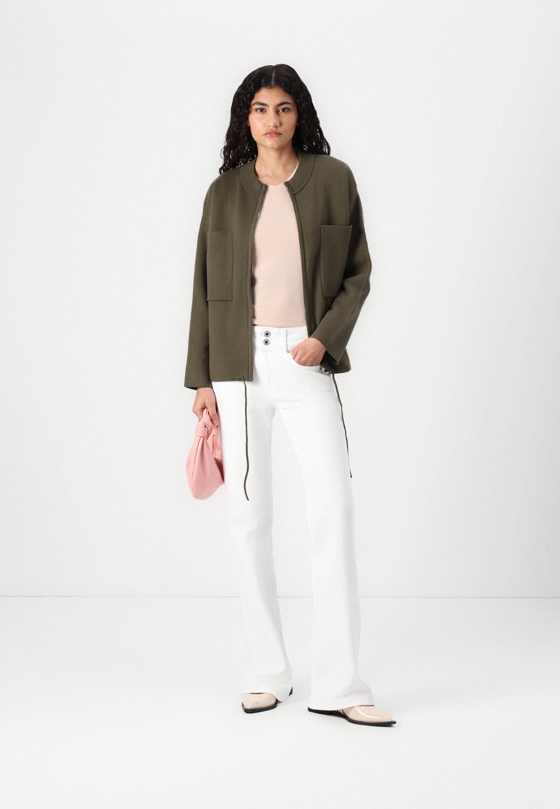 売れ筋商品|||パルフォイス ニット&セーター レディース アウター CARDIGAN ESSENTIALS  - Cardigan - khaki PARFOIS CARDIGAN ESSENTIALS - Cardigan - khaki - Zalando.co.uk