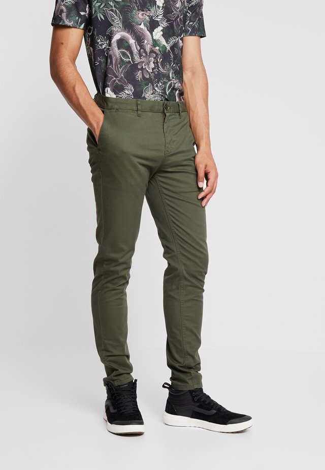 MOTT CLASSIC SLIM FIT - Chino - military