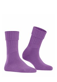 FALKE Striggings Rib - Socken - pink iris