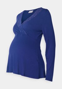 MLGIOVANNA TESS - Pikkade varrukatega topp - medieval blue