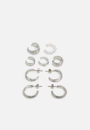 7 PACK - Pendientes - silver-coloured