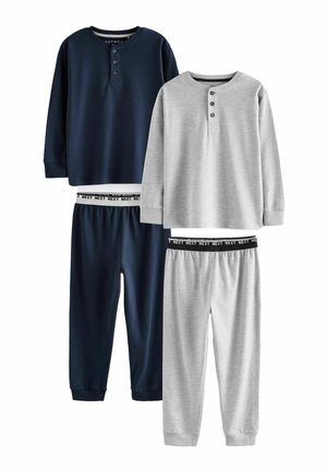 LONG SLEEVE 2 PACK - REGULAR FIT SET - Pyjama - navy grey