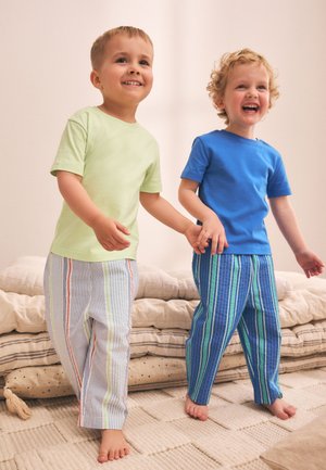 Next, 2 PACK SET - Pyjama - blue green stripe
