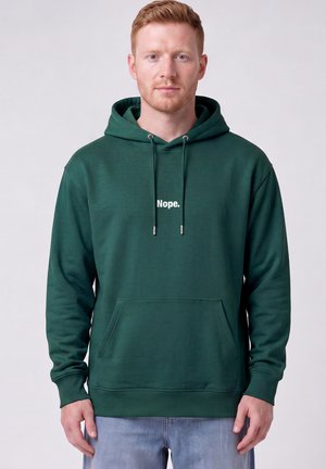 watapparel, NOPE UNISEX - Kapuzenpullover - glazed green