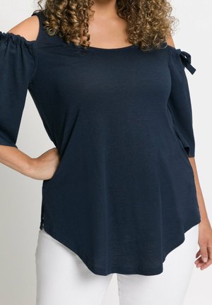 Langærmet T-shirt - dark blue
