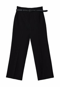 FLOWING -LEG SMART - Trousers - black