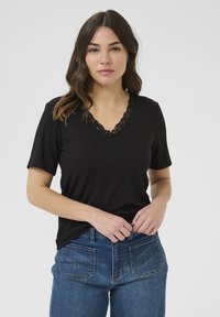 Kaffe KASAMANTHA - T-shirt basique - black deep cc
