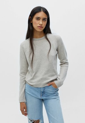 ROUND NECK - Svetr - mottled ochre