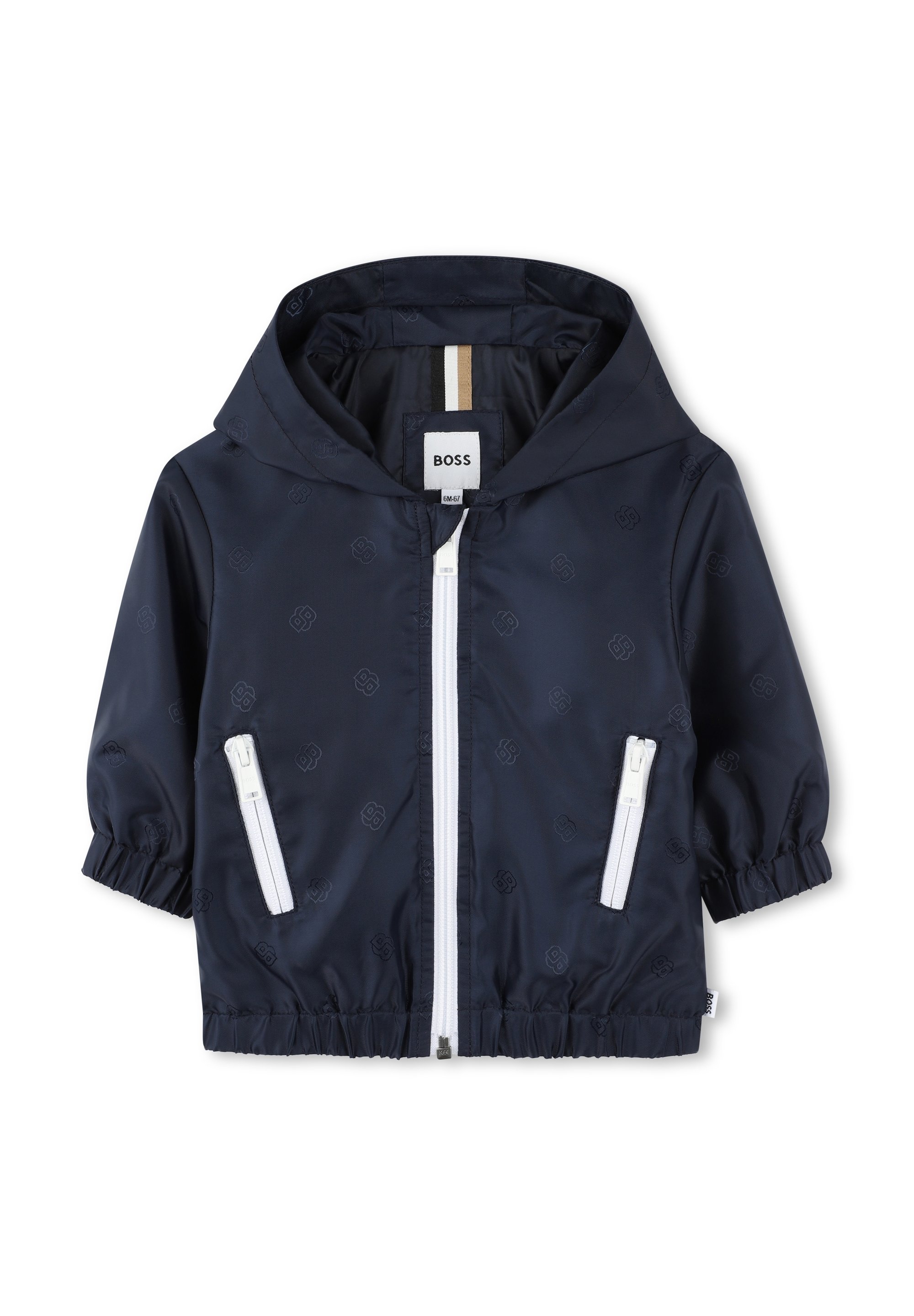 BOSS Kidswear COUPE-VENT À CAPUCHE Outdoor jacket bleu cargo
