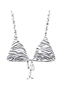 PULL&BEAR ZEBRA  - Bikiniöverdel - white
