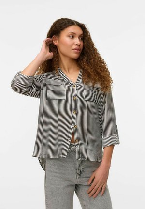 VMBUMPY L/S NEW NOOS - Skjortebluser - chocolate torte