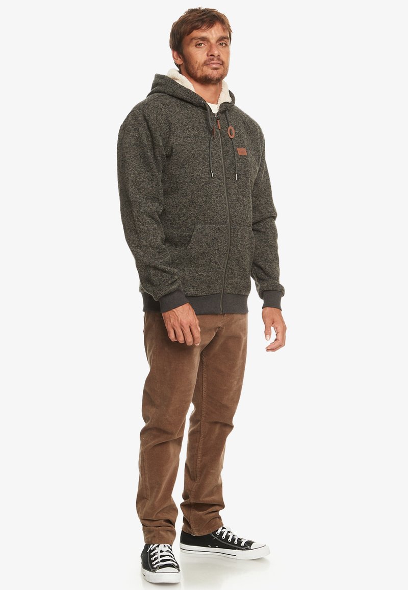 Quiksilver Sweater met rits antraciet