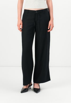 FIXED WAIST SUPER BAGGY - Pantaloni - black